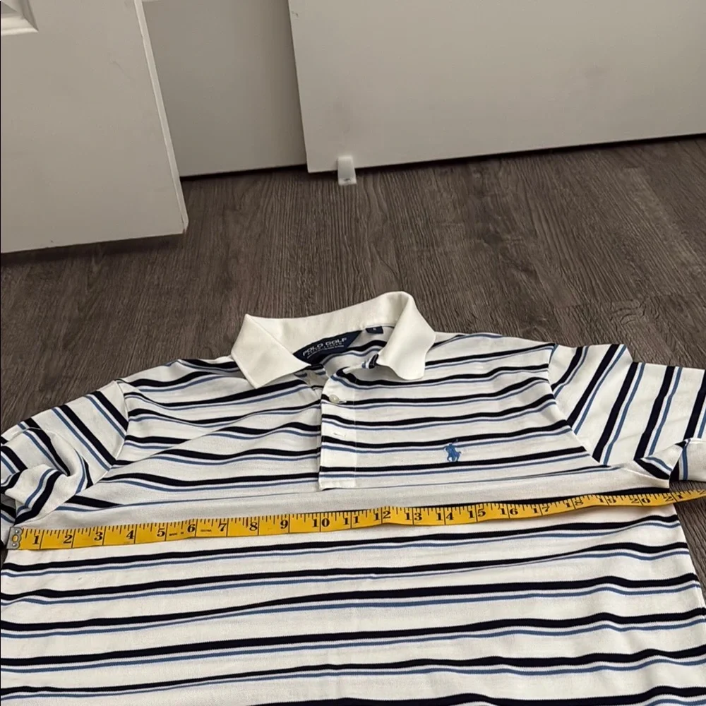 Ralph Lauren Classic White and Blue Polo Shirt